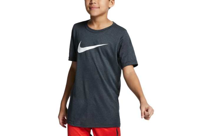 Nike Nike T Shirt Dri FIT Dark Gray Kids'