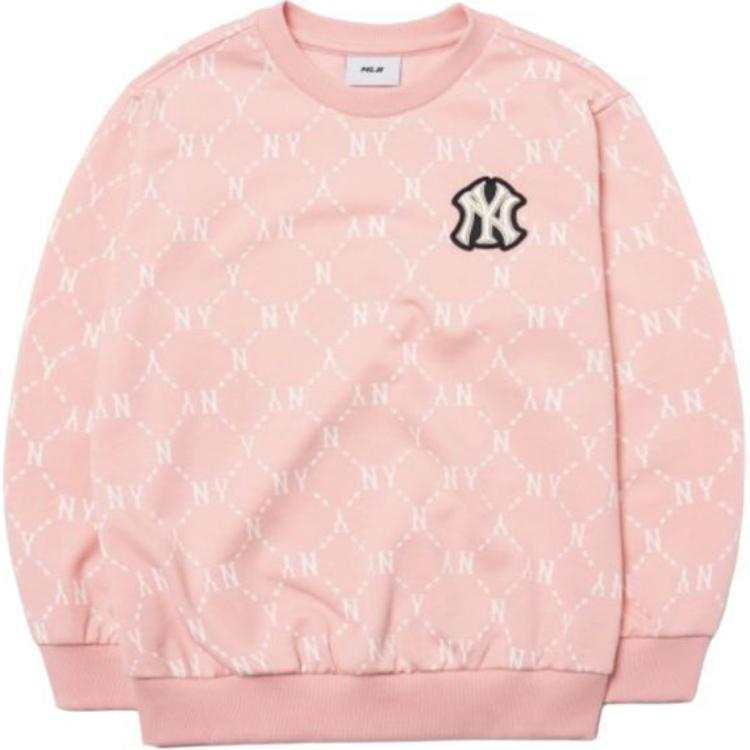 MLB KIDS Sweatshirt New York Yankees Coral Pink Children Aged 3 7 Years Old