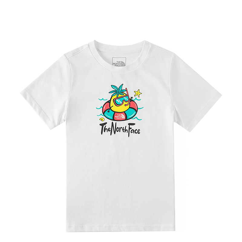 THE NORTH FACE T Shirt Snow Peak White Teenagers