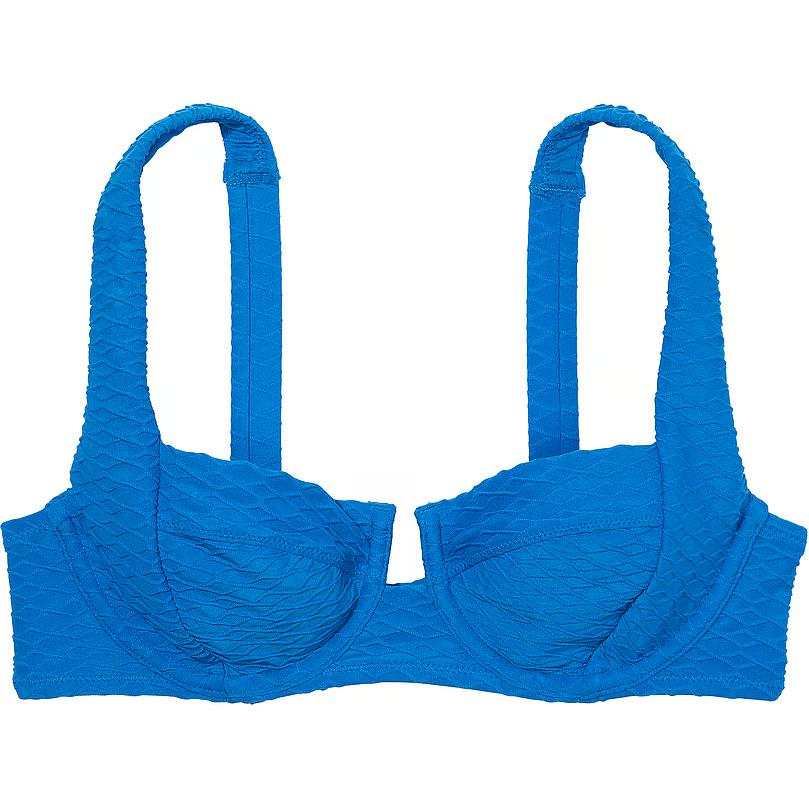 Victoria's Secret PINK Mix & Match Full Coverage Bikini Top/Shocking Blue Bikini Women's Astonishing Blue