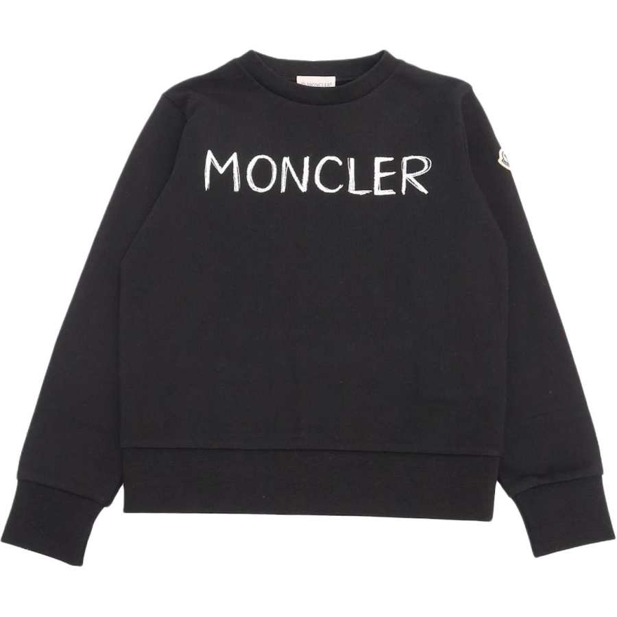 Moncler Moncler Sweatshirt SS25 Black Kids'
