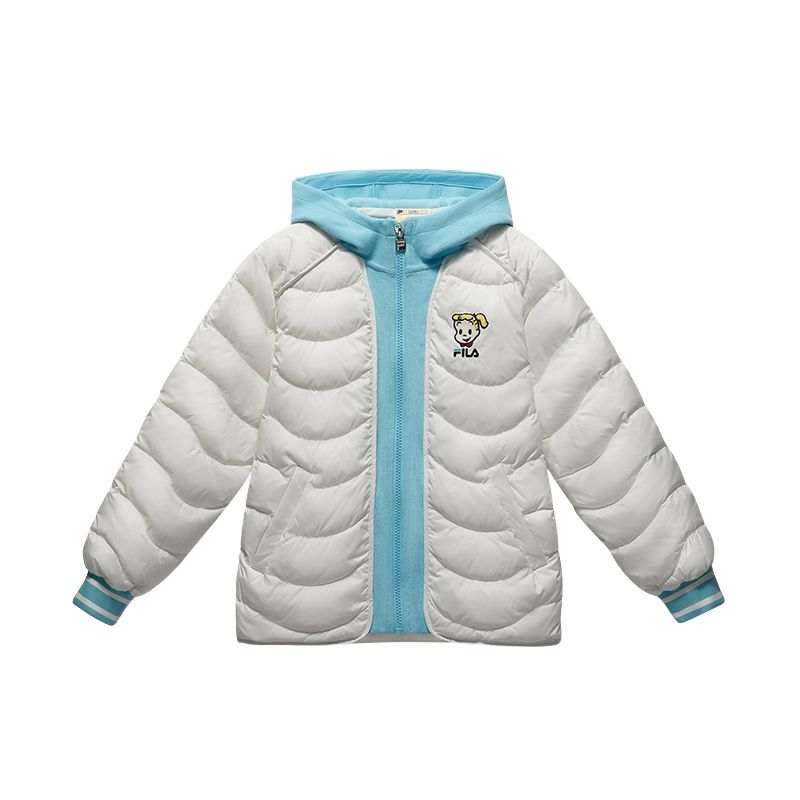 FILA KIDS Grade School Down Jackets Hooded Moderate Hooded