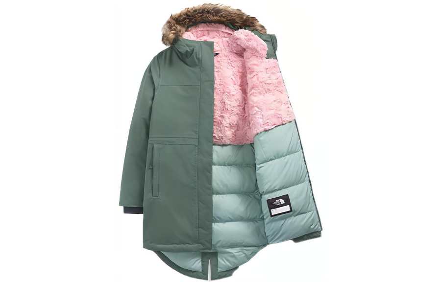 THE NORTH FACE Kids Parka Coats Hooded Thickened