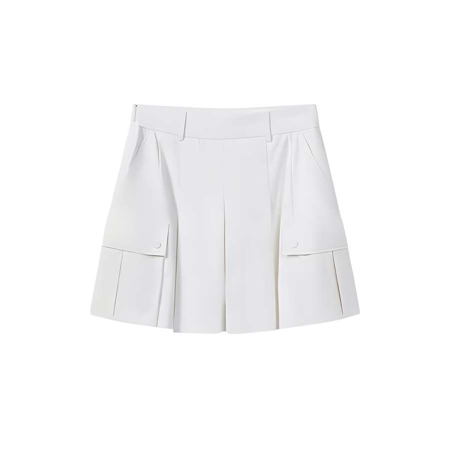 K·SWISS Casual Short Skirts Women's Euryale White