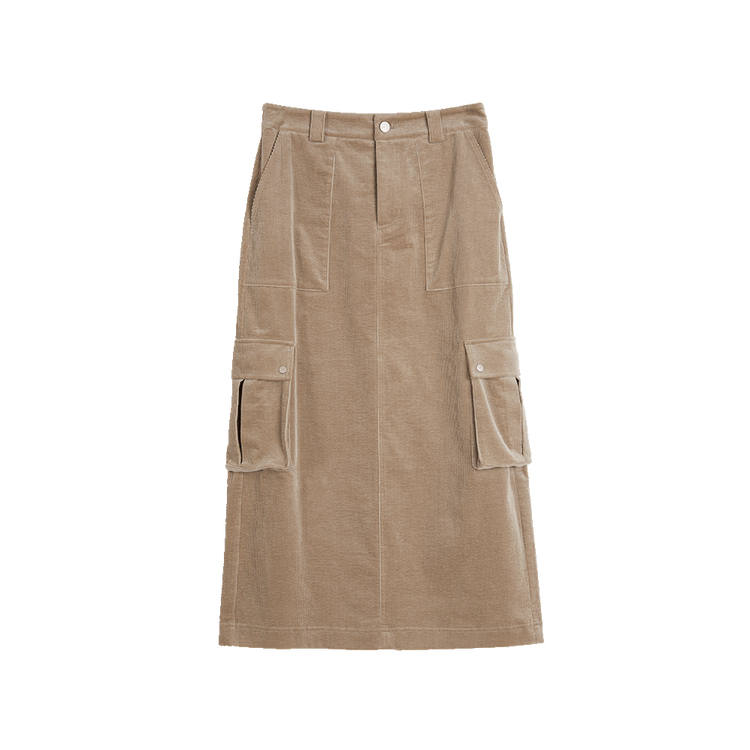 ELLE Casual Short Skirts Women's Khaki Green
