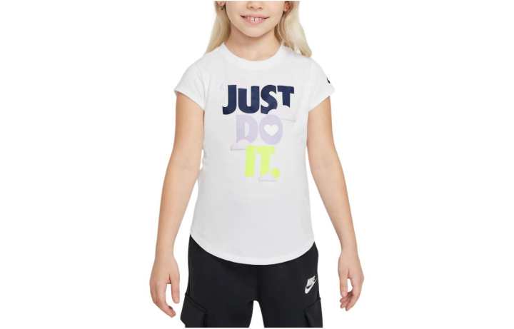 Nike Nike T Shirt Kids' Apparel Graphic T Shir White Kids'