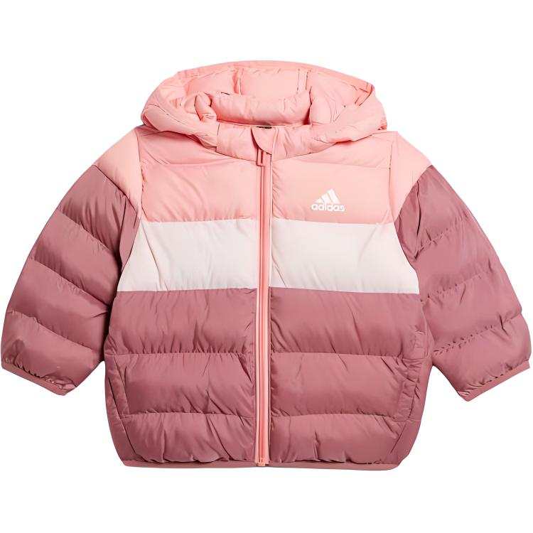 Adidas Adidas Kids' Top SYNTHETIC DOWN JACKET Semi Pink Spark/Sand Pink/Used Dark Red Infant And Toddler
