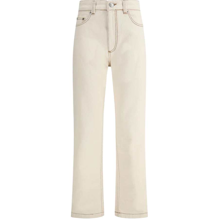 AMIPARIS Amiparis contrasting-stitching jeans