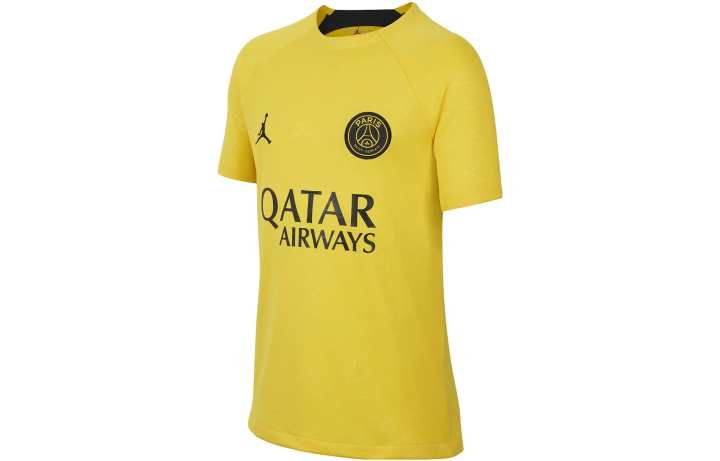 Jordan Jordan T Shirt Paris Saint Germain Yellow Kids'