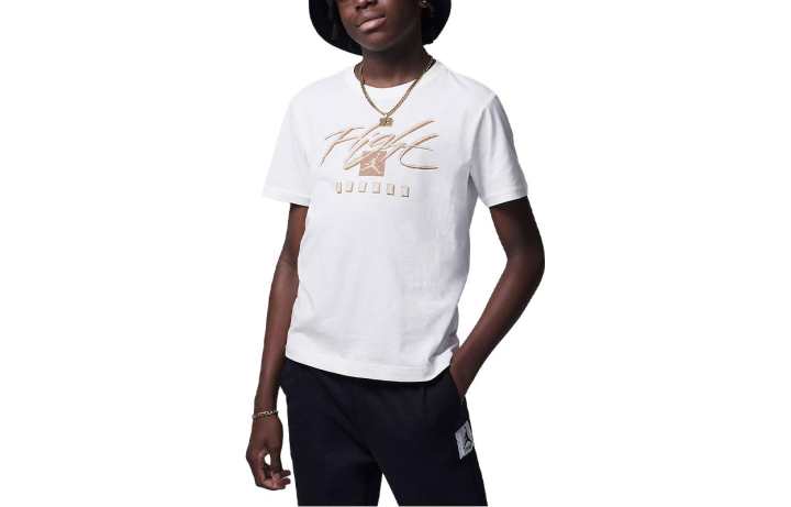 Jordan Jordan Kids T Shirts Crew Neck Moderate
