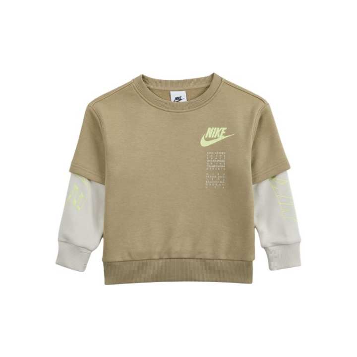 Nike Nike Sweatshirt Sportswear Apricot Tea Brown Children Aged 3 7 Years Old