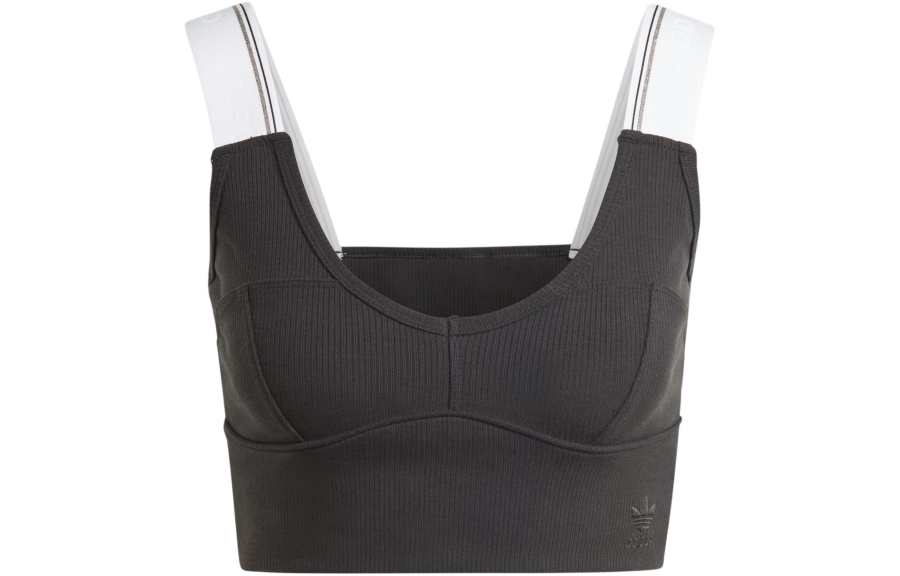 Adidas Originals Tape Bra Top Sports Underwear Women's Black