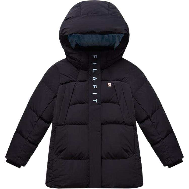 FILA KIDS Down Jacket Pitch Black Teenagers