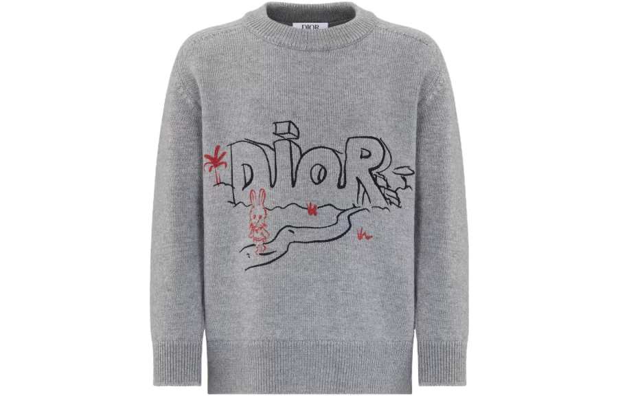DIOR DIOR Kids Sweaters Crew Neck Moderate