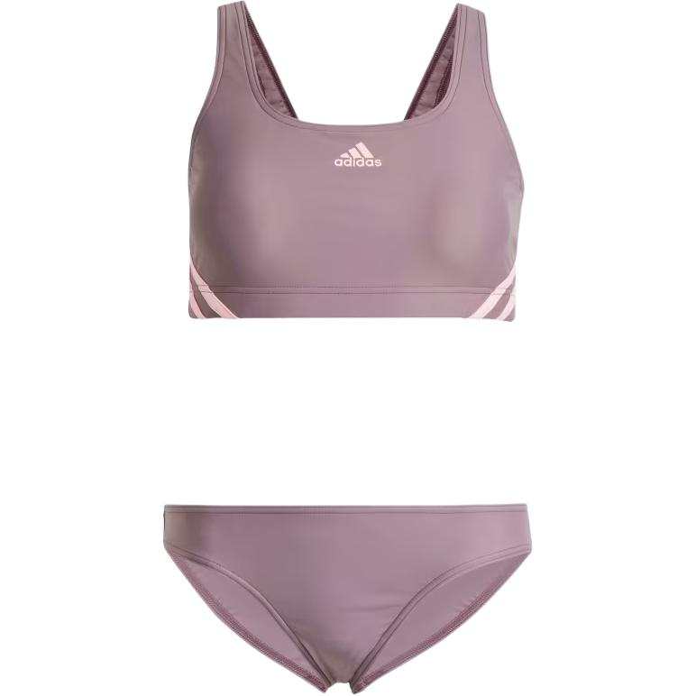 Adidas Adidas Sportswear 3 Stripes Bikini Women's Dark Shadow Fig