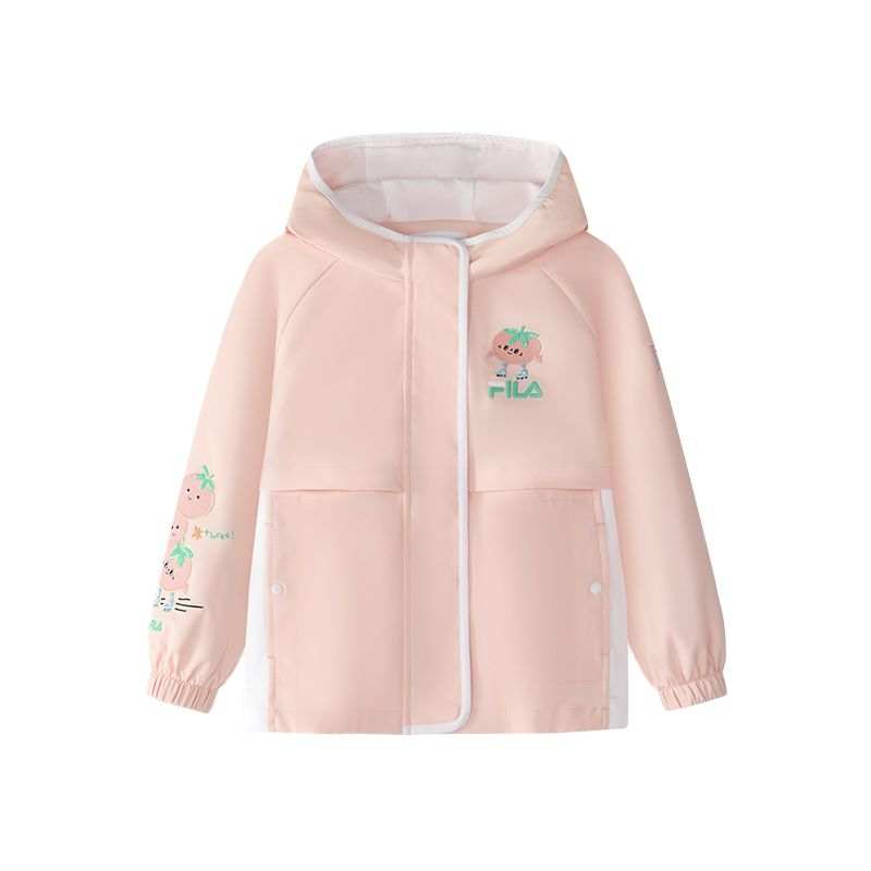 FILA KIDS Jacket Light Orange Pink Children Aged 3 7 Years Old