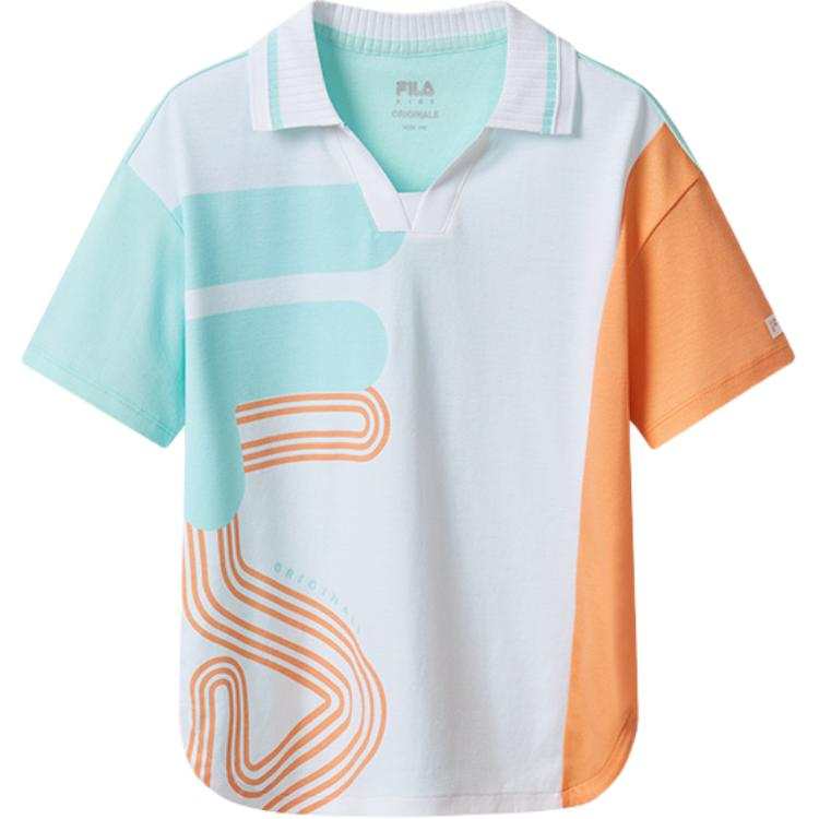 FILA KIDS Polo Shirt Standard White Kids'