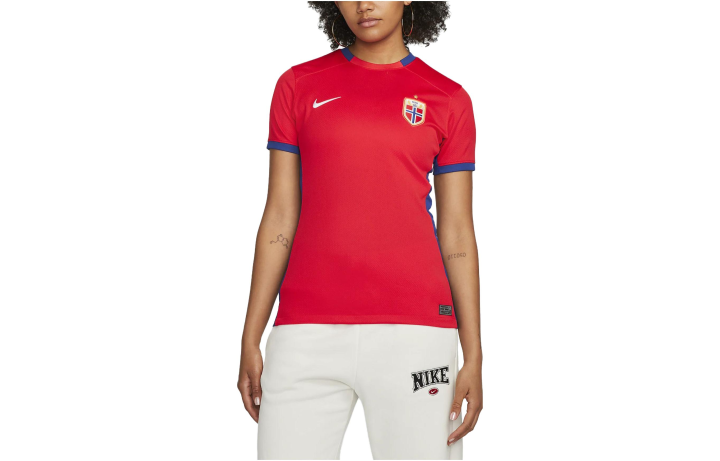 Nike Nike Norwegian National Team Soccer Jerseys Women's Red Crew Neck Moderate