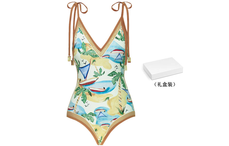 Visual Mood Visual Mood One Piece Swimsuits Women's Triangle One Piece Swimsuit