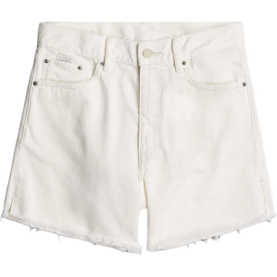 G-STAR RAW G STAR RAW Denim Shorts Women's Chalk
