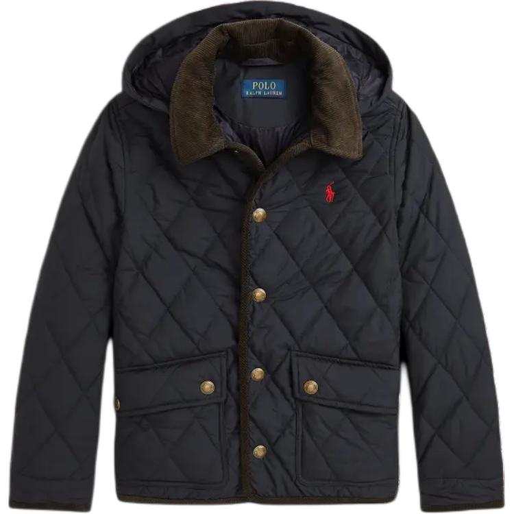 Polo Ralph Lauren Padded Jacket Black Teenagers