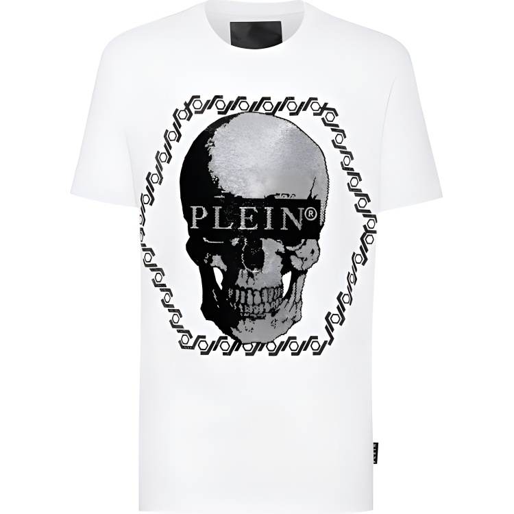 Philipp Plein crystal-skull crew neck T-shirt