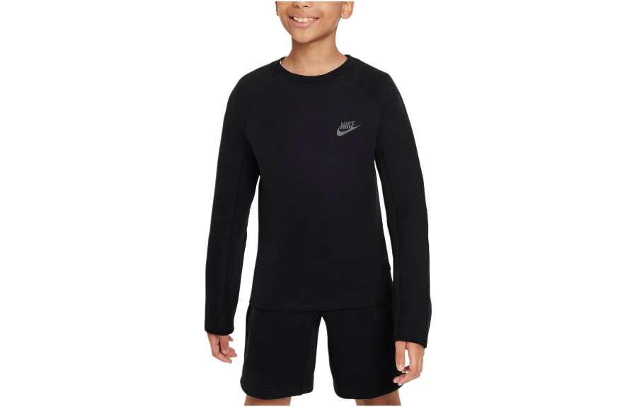 Nike Nike Kids' Apparel Sportswear Tech Fleece Sweatshirt Kids' Black