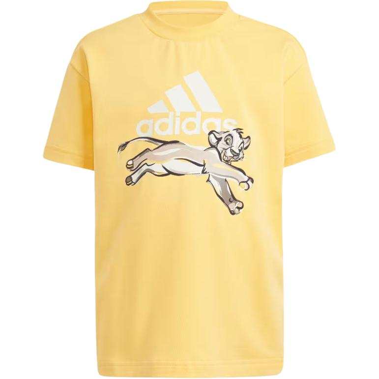 Adidas Adidas x DISHINI,LIANMINGKUAN T Shirt SS24 ADIDAS DISNEY LION KING TEE Yellow Kids'