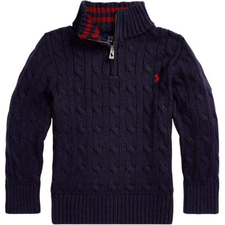Polo Ralph Lauren Sweater SS23 Standard Marine Blue Teenagers
