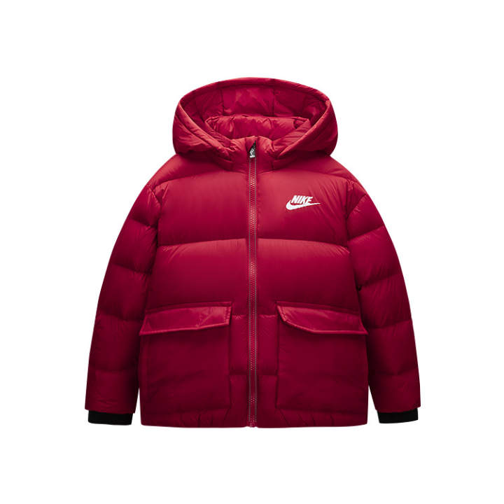 Nike Nike Down Jacket Teenagers Preppy Red