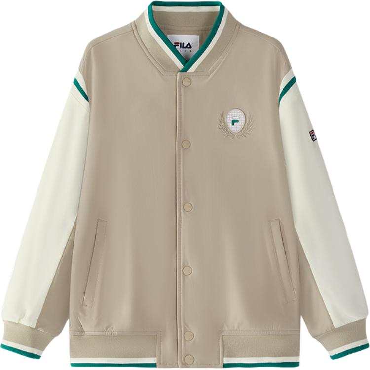 FILA KIDS Jacket Shallow Beach Medium Khaki Teenagers