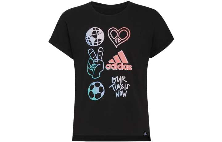 Adidas Adidas Kids T Shirts Crew Neck Moderate