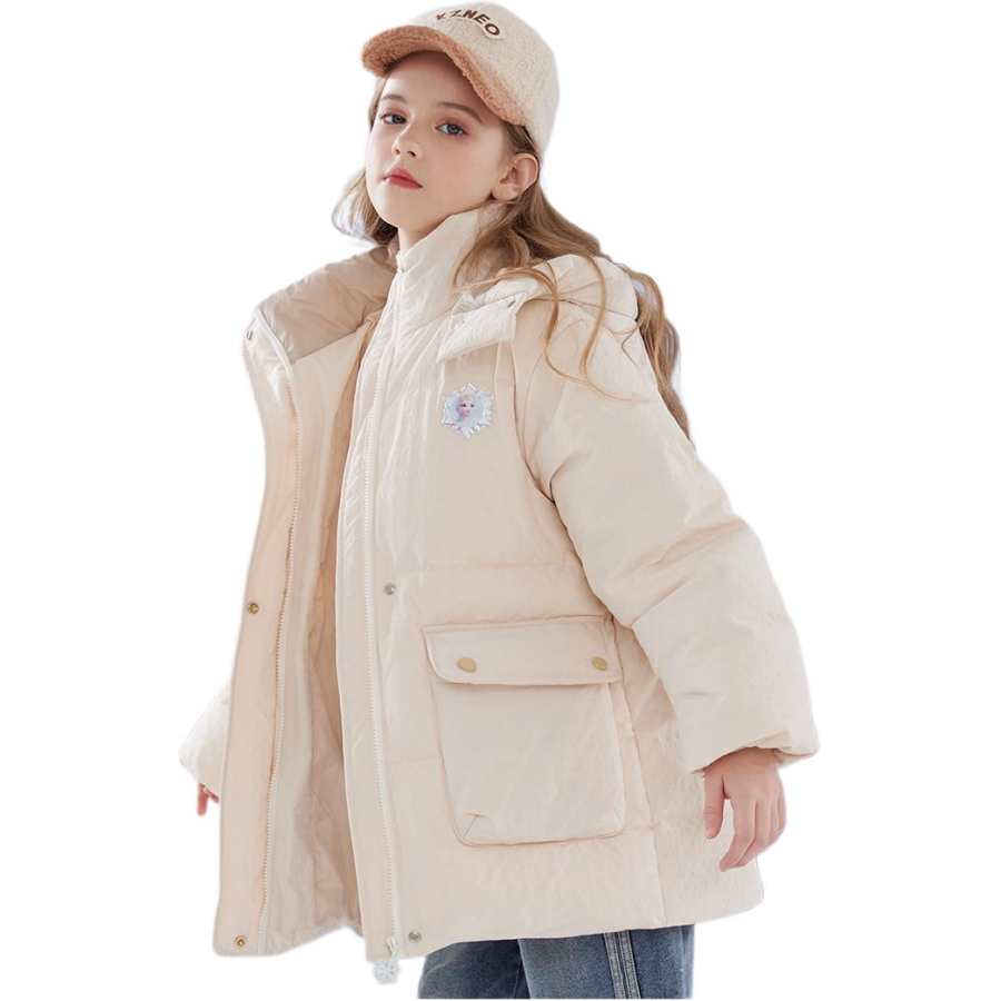 Disney Disney Grade School Down Jackets Hooded Thickened