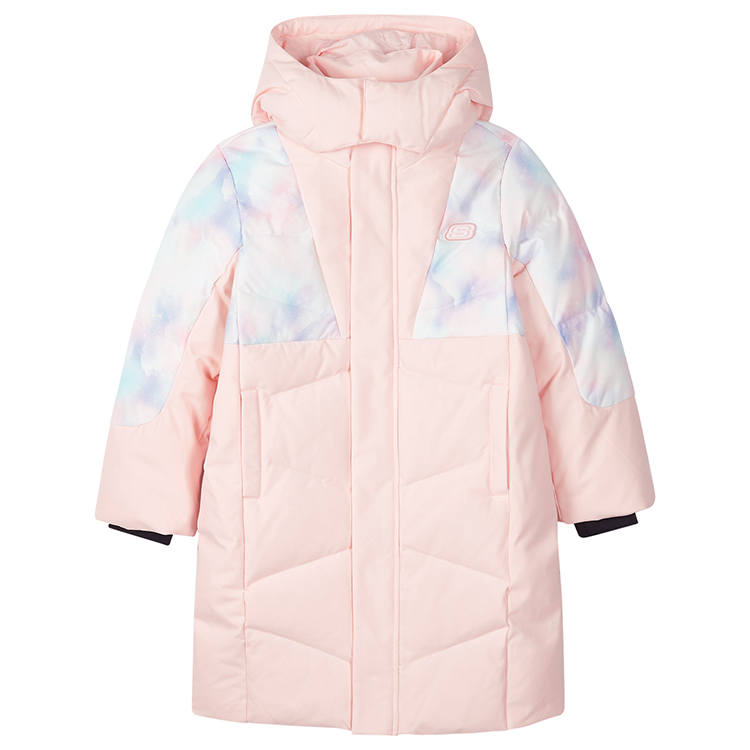 Skechers Down Jacket Crystal Pink Teenagers
