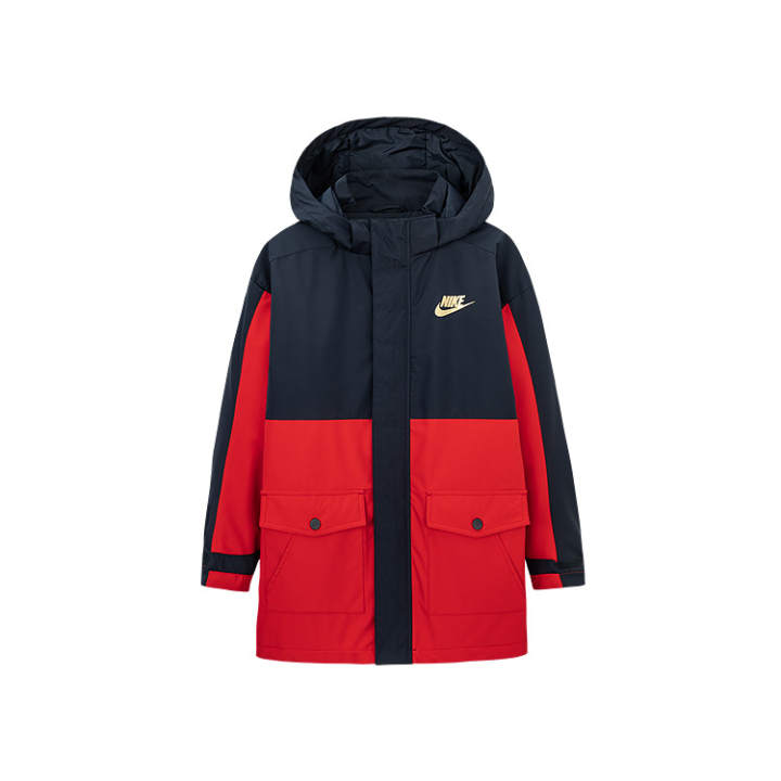 Nike Nike Padded Jacket Preppy Red Teenagers