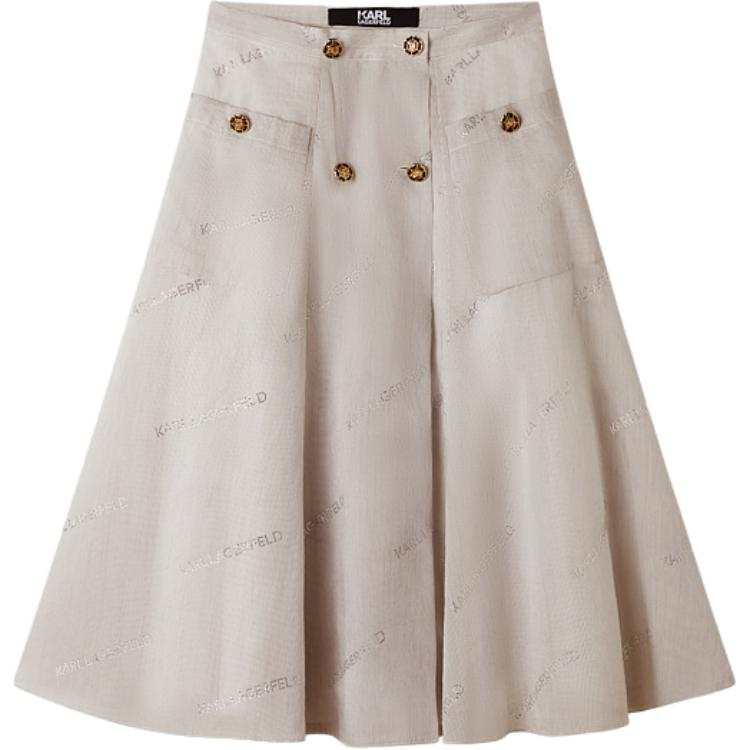 KARL LAGERFELD / Karl Lagerfeld Jeans Casual Long Skirt Women's Gray