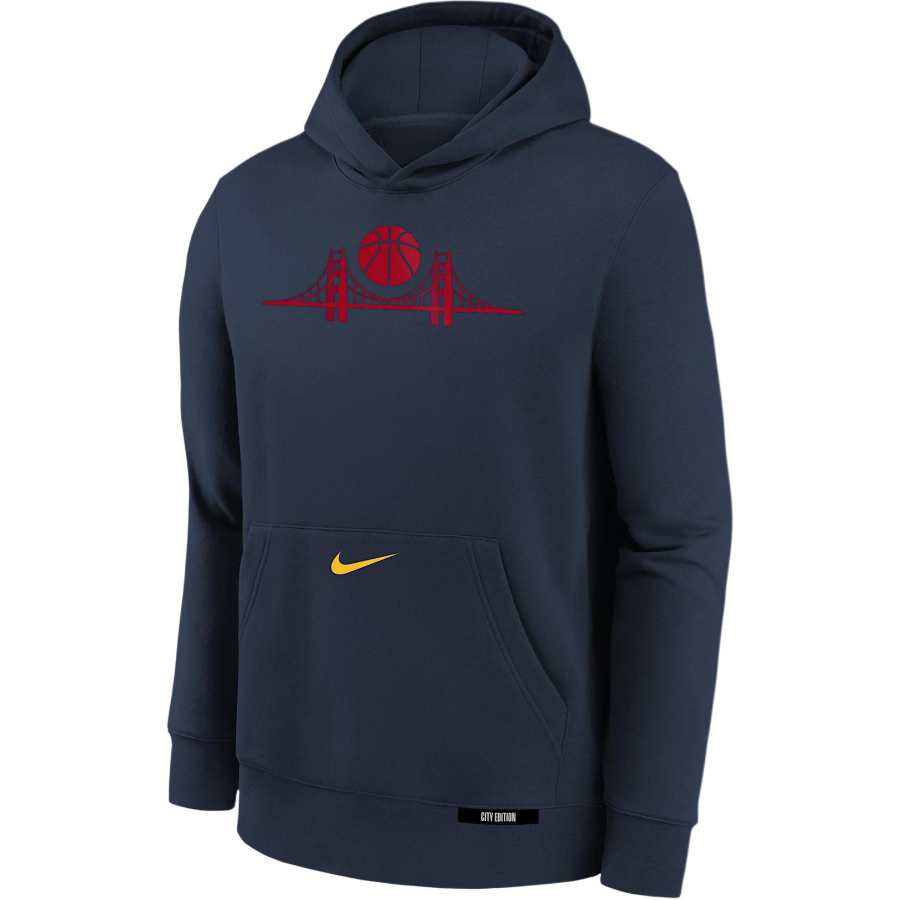 Nike Nike x NBA Sweatshirt Golden State WarriorsClub FW24 University Marine Teenagers