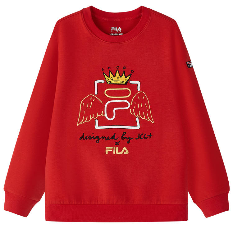 FILA KIDS x JCDC Sweatshirt Legend Red Teenagers