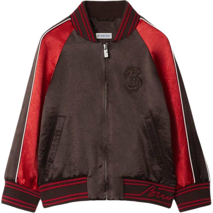 Burberry Jackets & Coats SS25 New Year Blessing Dark Brown Kids'