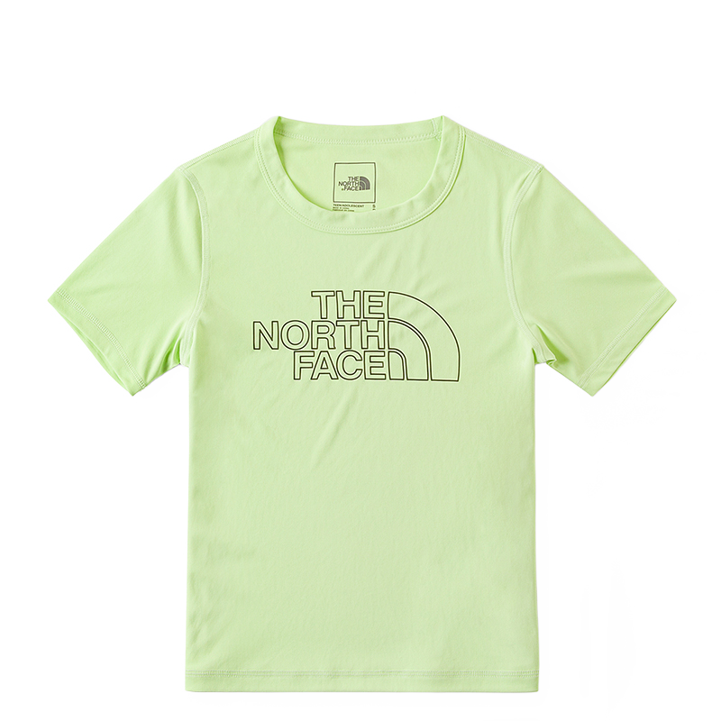 THE NORTH FACE SUN CHASE T Shirt Light Grass Green Teenagers