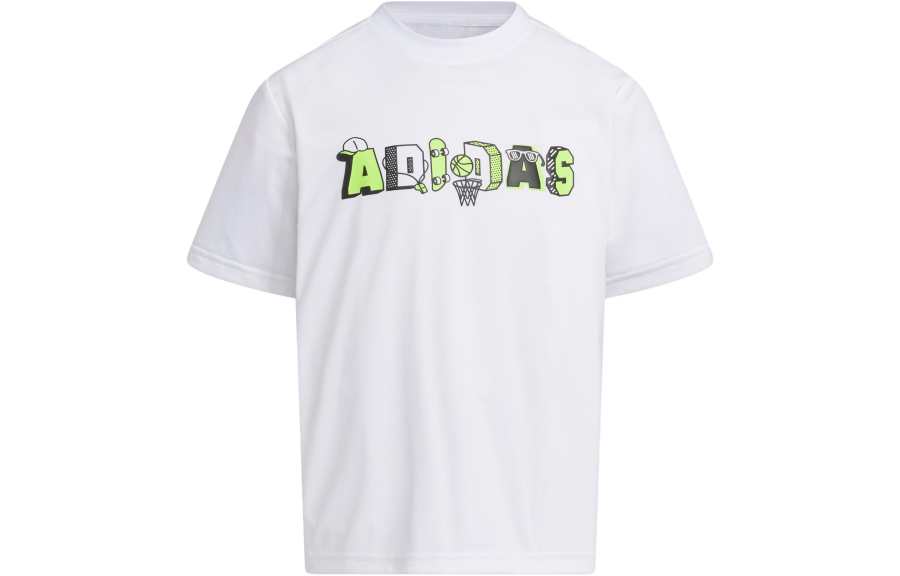 Adidas Adidas Kids T Shirts Crew Neck Moderate