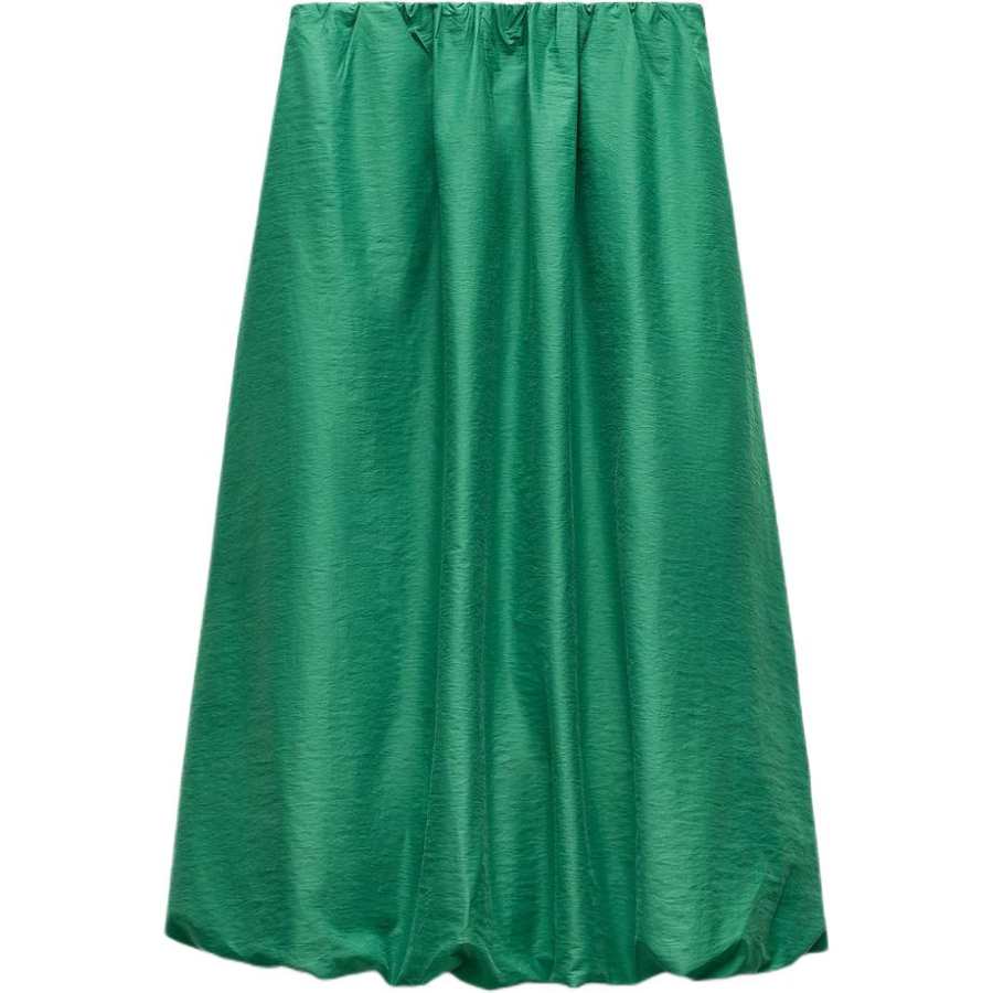 ZARA Casual Long Skirt Women's Green