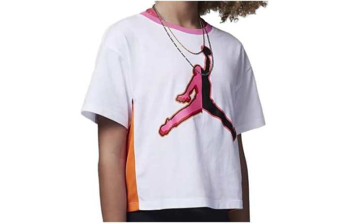 Jordan Jordan Kids T Shirts Crew Neck Moderate
