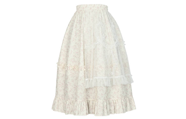 SNBL Casual Long Skirt Women's Apricot