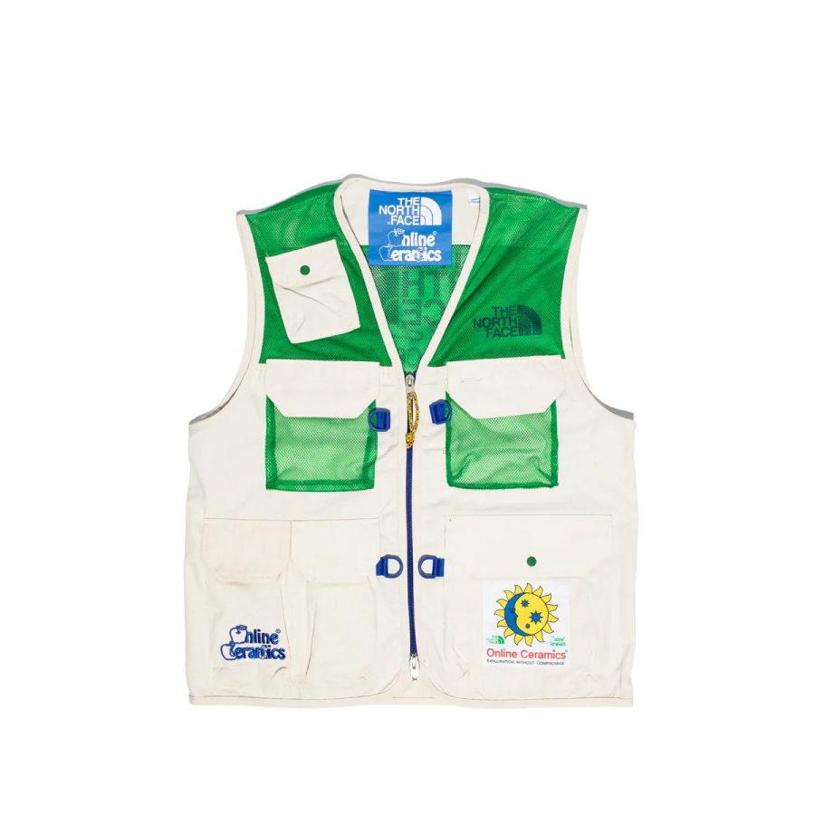 THE NORTH FACE Vest Online Ceramics SS22 Beige Kids'