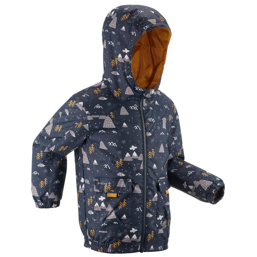 DECATHLON Jackets & Coats Dark Navy Blue/Brown Yellow Kids'
