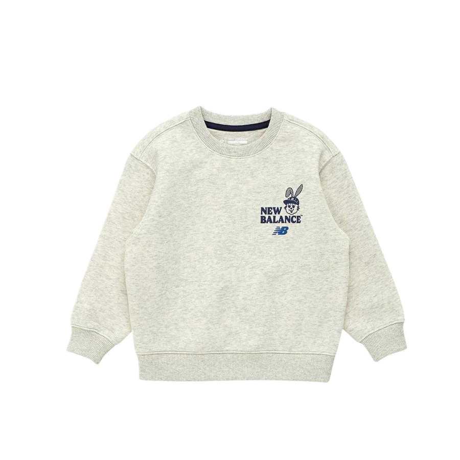 New Balance New Balance Sweatshirt Light Gray Children Aged 3 7 Years Old