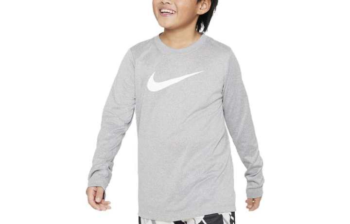 Nike Nike Dri FIT Legend T Shirt Kids' Silver
