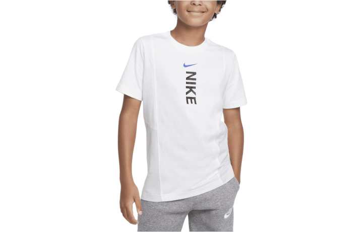 Nike Nike T Shirt Sportswear Hybrid White Kids'