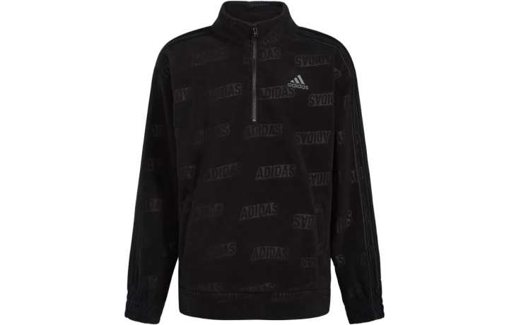 Adidas Adidas Brand Love Cozy Half Zip Sweatshirt Kids' Black